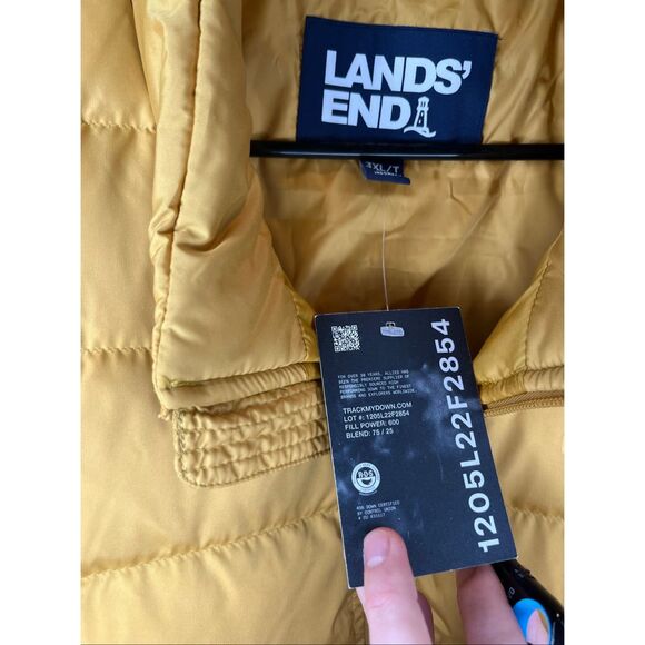 Lands end | mens nwt down filled puffer vest - Picture 8 of 10
